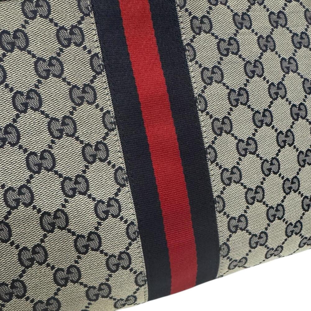 GUCCI Cream Canvas Shoulder Bag - Picture 9 of 11